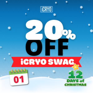 20% off all iCRYO merchandise!